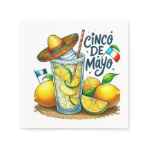Cinco de Mayoメキシコ帽、レモン、ライム