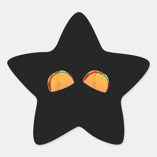 Cinco De MayoメキシコTACO BOOSギフト 星シール (正面)