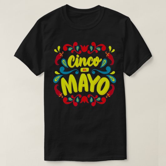 Cinco de Mayo男性、女性と子供 Tシャツ (デザイン正面)