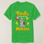 Cinco de mayo おもしろい Fiesta There No Manana Tシャツ (デザイン正面)