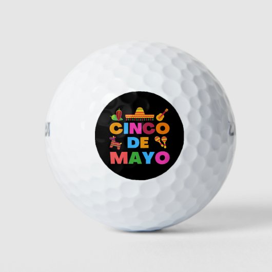 Cinco De Mayo ゴルフボール (正面)