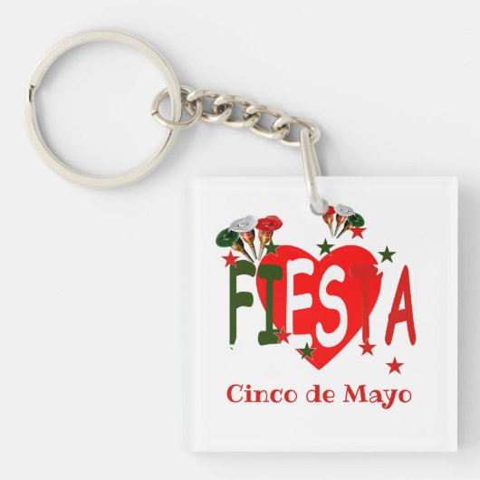 Cinco de mayo，フィエスタメキシコ キーホルダー (正面)