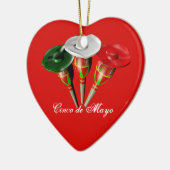 Cinco de mayo，フィエスタメキシコ セラミックオーナメント (左)