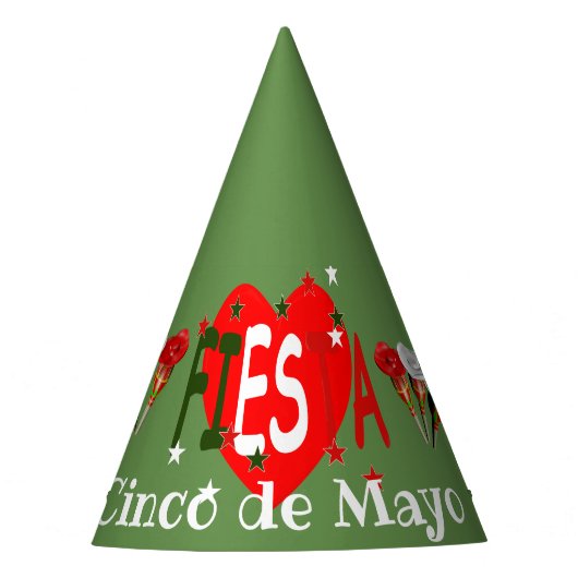 Cinco de mayo，フィエスタメキシコ パーティーハット (正面)