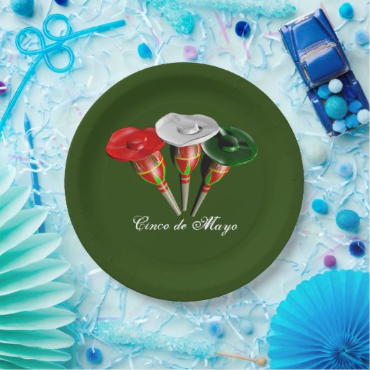 Cinco de mayo,フィエスタメキシコ ペーパープレート (パーティー)