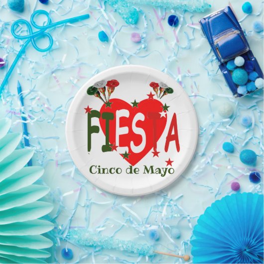 Cinco de mayo,フィエスタメキシコ ペーパープレート (パーティー)