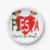 Cinco de mayo,フィエスタメキシコ ペーパープレート (正面)