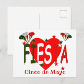 Cinco de mayo,フィエスタメキシコ ポストカード (正面/裏面)