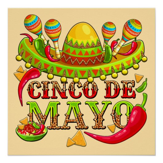 Cinco de Mayo ポスター (正面)