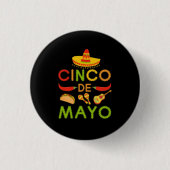Cinco de Mayo 缶バッジ (正面)