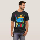 Cinco De Mayo 2020メキシコのクジラLets Fiesta Tシャツ (正面フル)