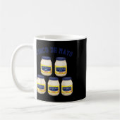 Cinco De Mayo 5マヨネーズおもしろいジャー コーヒーマグカップ (左)