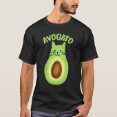 Cinco De Mayo Avocado Mexico Meow Avogato Cat Cut Tシャツ (正面)
