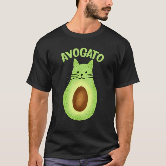Cinco De Mayo  Avocado Mexico Meow Avogato Cat Cut Tシャツ (正面)