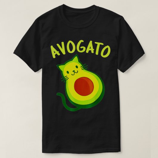 Cinco De Mayo Avocado Mexico Meow Avogato Cat Tees Tシャツ (デザイン正面)