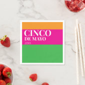 Cinco De Mayo BBQ Party  スタンダードカクテルナプキン (インサイチュ)