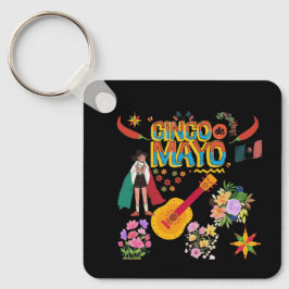 Cinco De Mayo black キーホルダー