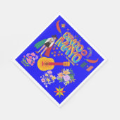 Cinco De Mayo bright blue スタンダードランチョンナプキン (角)