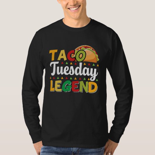 Cinco De Mayo Buritos  Mexico Tacos and Avocado  2 Tシャツ (正面)