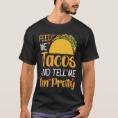Cinco De Mayo, Buritos , Mexico Tacos and Avocado  Tシャツ (正面)