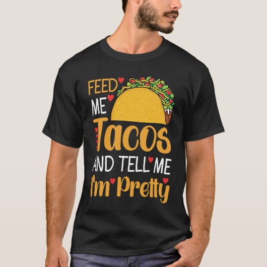 Cinco De Mayo, Buritos , Mexico Tacos and Avocado  Tシャツ (正面)
