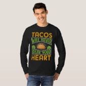 Cinco De Mayo, Buritos , Mexico Tacos and Avocado  Tシャツ (正面フル)