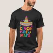 Cinco De Mayo Burritos Mexico Tacos and Avocado  1 Tシャツ (正面)