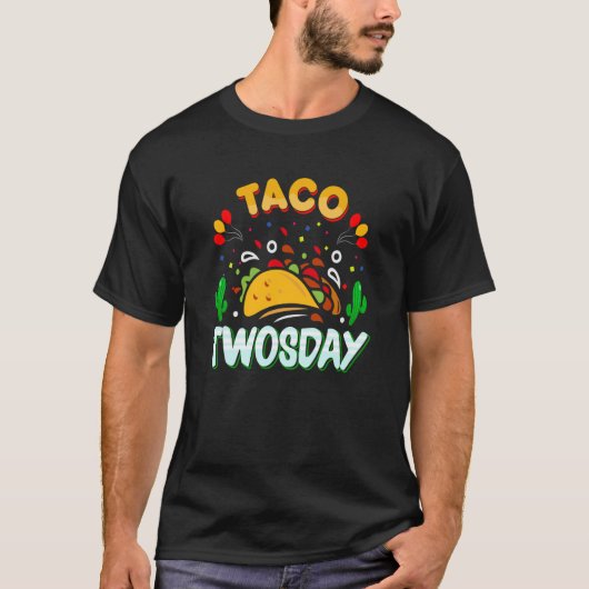 Cinco De Mayo Burritos Mexico Tacos and Avocado  1 Tシャツ (正面)