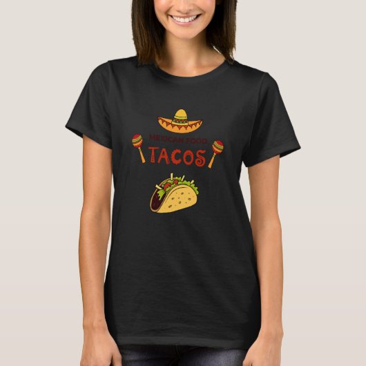 Cinco De Mayo Burritos Mexico Tacos and Avocado  1 Tシャツ (正面)