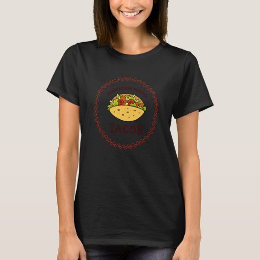 Cinco De Mayo Burritos Mexico Tacos and Avocado  1 Tシャツ (正面)
