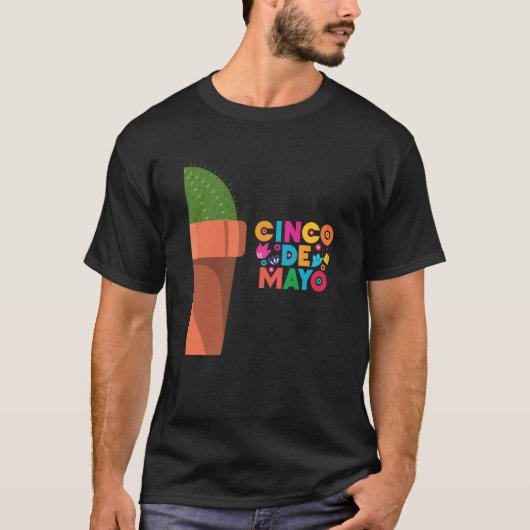 Cinco De Mayo Burritos Mexico Tacos and Avocado  2 Tシャツ (正面)