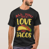 Cinco De Mayo Burritos Mexico Tacos and Avocado 37 Tシャツ (正面)