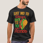 Cinco De Mayo Burritos Mexico Tacos and Avocado 48 Tシャツ (正面)