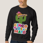 Cinco De Mayo Burritos Mexico Tacos and Avocado 53 スウェットシャツ (正面)