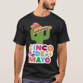 Cinco De Mayo Burritos Mexico Tacos and Avocado 53 Tシャツ (正面)