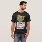 Cinco De Mayo Burritos Mexico Tacos and Avocado 53 Tシャツ (正面フル)