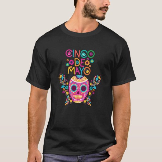 Cinco De Mayo Burritos Mexico Tacos and Avocado 9 Tシャツ (正面)