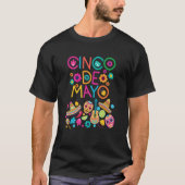 Cinco De Mayo Burritos Mexico Tacos and Avocado  9 Tシャツ (正面)