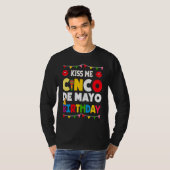 Cinco De Mayo Burritos  Mexico Tacos and Avocado   Tシャツ (正面フル)