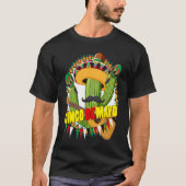 Cinco De Mayo Burritos Mexico Tacos and Avocado Tシャツ (正面)