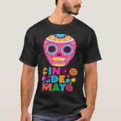 Cinco De Mayo Burritos  Mexico Tacos and Avocado   Tシャツ (正面)