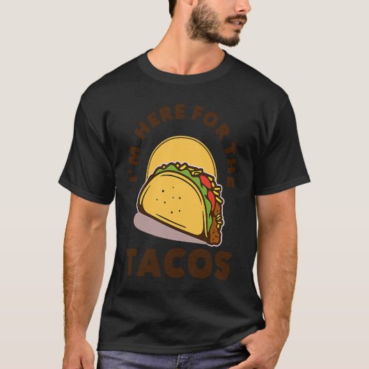Cinco De Mayo Burritos  Mexico Tacos and Avocado   Tシャツ (正面)