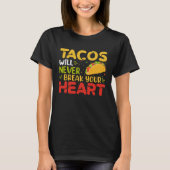 Cinco De Mayo Burritos  Mexico Tacos and Avocado   Tシャツ (正面)
