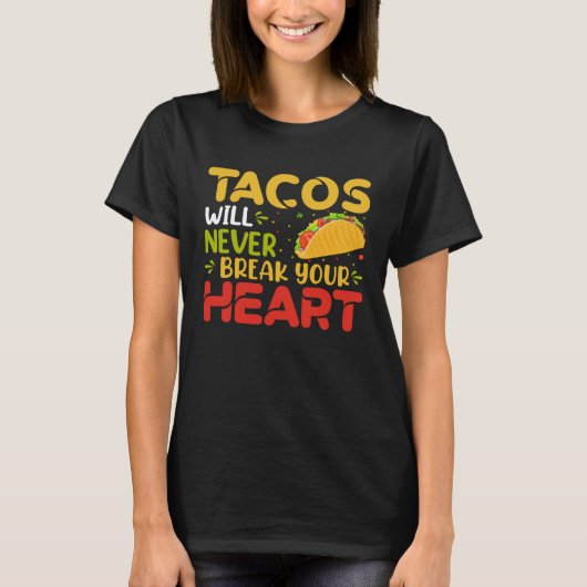 Cinco De Mayo Burritos  Mexico Tacos and Avocado   Tシャツ (正面)