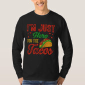 Cinco De Mayo Burritos  Mexico Tacos and Avocado   Tシャツ (正面)