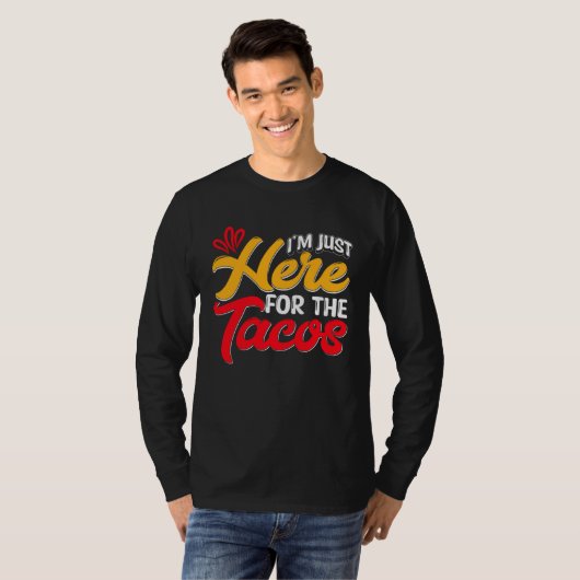 Cinco De Mayo Burritos  Mexico Tacos and Avocado   Tシャツ (正面フル)