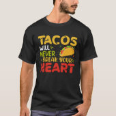 Cinco De Mayo Burritos  Mexico Tacos and Avocado   Tシャツ (正面)