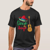 Cinco De Mayo Burritos  Mexico Tacos and Avocado   Tシャツ (正面)