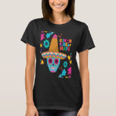 Cinco De Mayo Burritos  Mexico Tacos and Avocado   Tシャツ (正面)