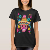 Cinco De Mayo Burritos  Mexico Tacos and Avocado   Tシャツ (正面)